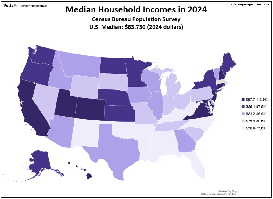 Median Household Income by State: 2024 Update Thumbnail Chart