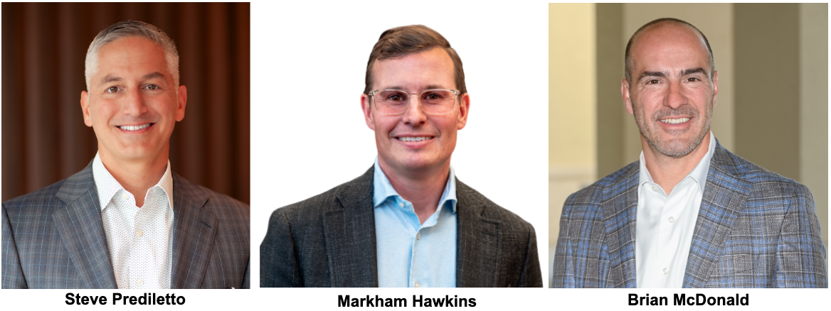 Brian McDonald, Markham Hawkins, Steve Prediletto