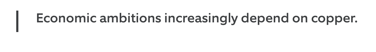 economic ambitions