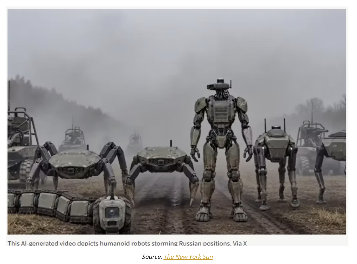 ai generated video depicts