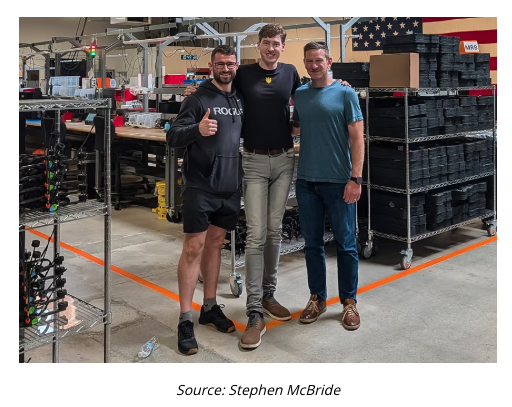 co-founder Olaf Hitchwa at Neros’s factory in November,