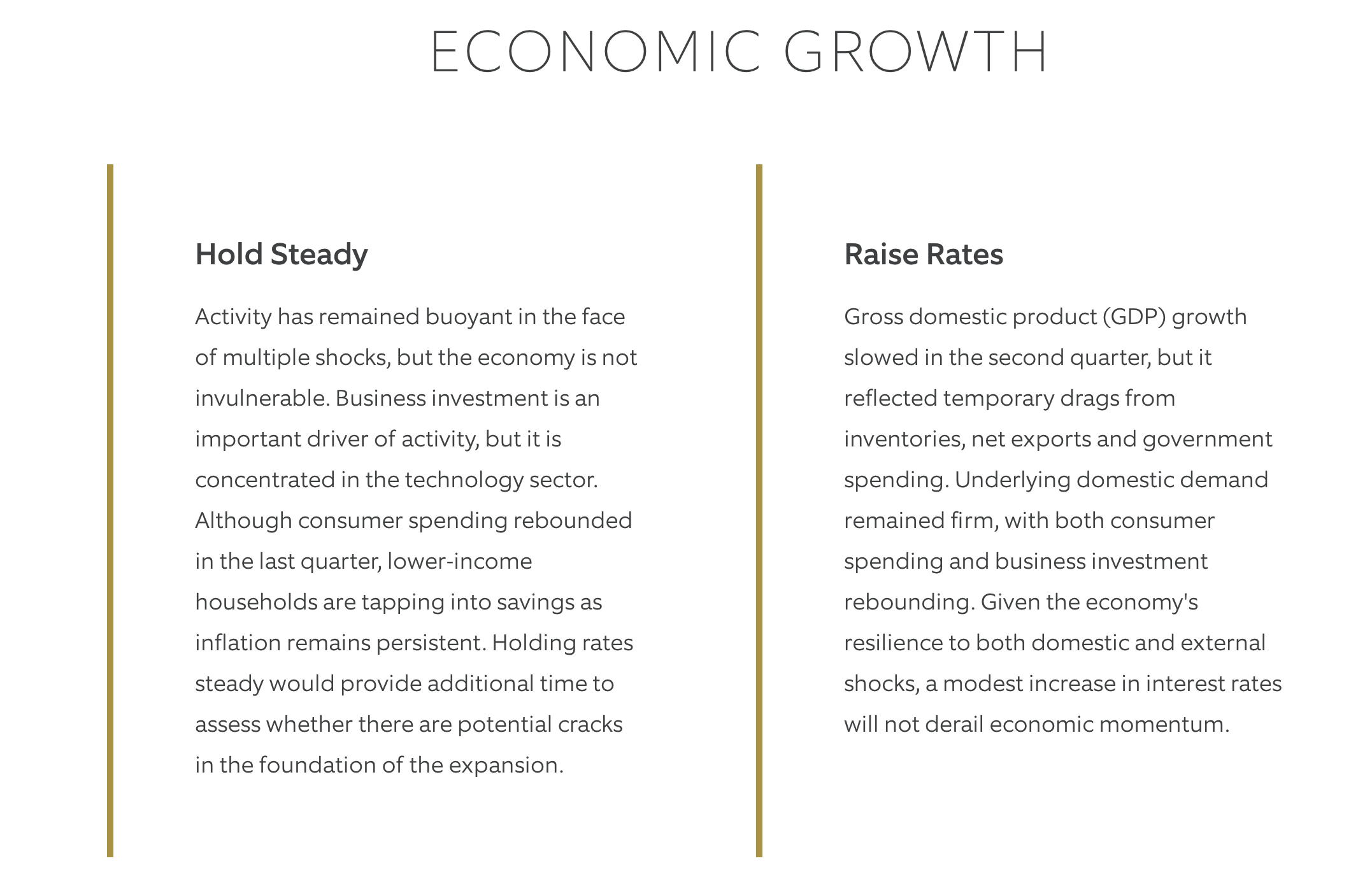 economic growth