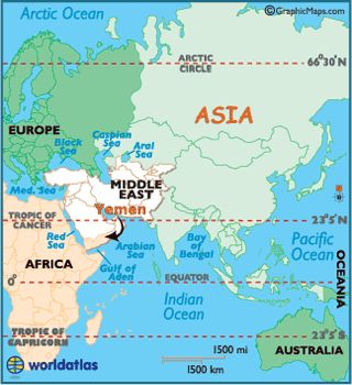 Map of Middle East