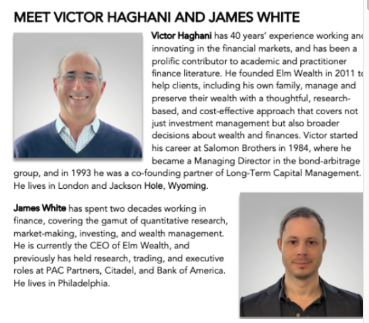 James White, Victor Haghani