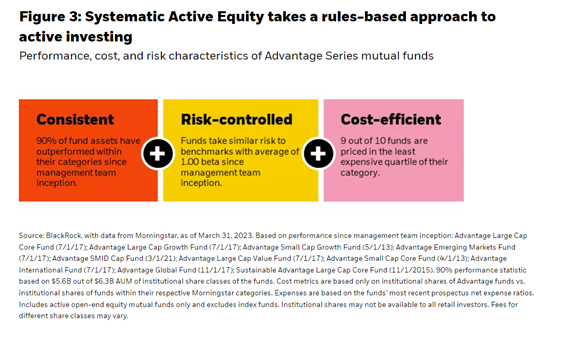 Systematic Active Equity takes a rules based approach to active investing