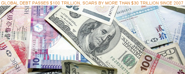 Global Debt Passes $100 Trillion