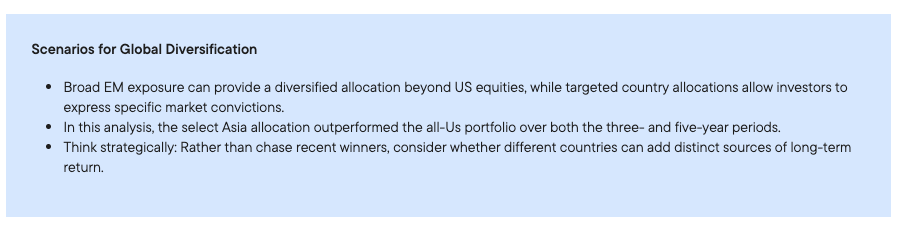 Scenarios-diversification