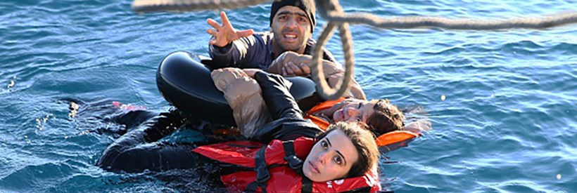 Refugees rescued in Greece
