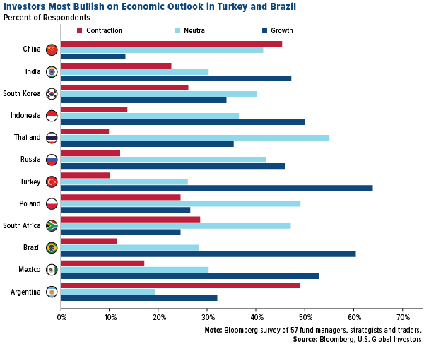 investors most bullish on economic outlook in turkey and brazil